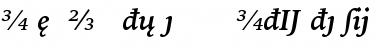 Bitstream Iowan Old Style Bold Italic Extension Font
