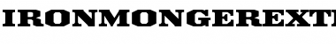 Ironmonger Font