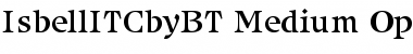 ITC Isbell Medium Font