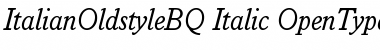 Italian Old Style BQ Font