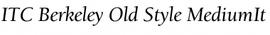 Download ITC Berkeley OldStyle Font