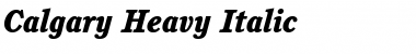 Calgary-Heavy Italic