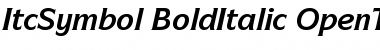ITC Symbol Bold Italic