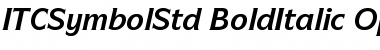 ITC Symbol Std Bold Italic