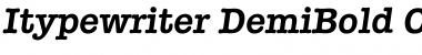 Itypewriter DemiBold Font