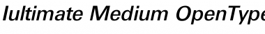 Iultimate Medium Font