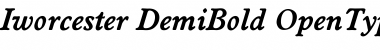Iworcester DemiBold Font