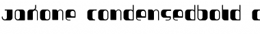 Jakone CondensedBold Font