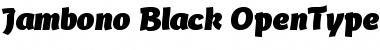Jambono-Black Font