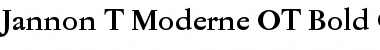 Jannon T Moderne OT Font