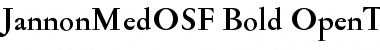 Jannon Med OSF Bold Font