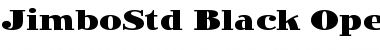 Jimbo Std Black Font