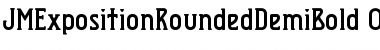 JMExpositionRoundedDemiBold Regular Font