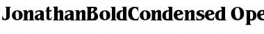 JonathanBoldCondensed Regular Font