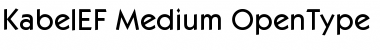 KabelEF-Medium Regular Font