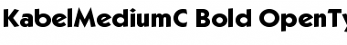 Kabel MediumC Bold Font