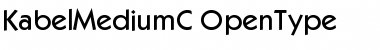 Kabel MediumC Font