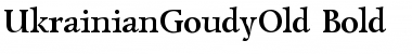 UkrainianGoudyOld Font