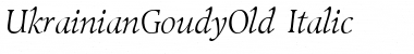 UkrainianGoudyOld Italic
