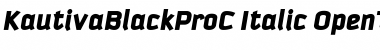 KautivaBlackProC Font