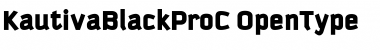 KautivaBlackProC Font