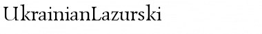 UkrainianLazurski Regular Font