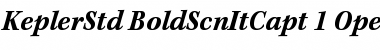 Kepler Std Bold Semicondensed Italic Caption