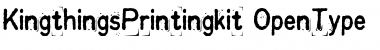 Kingthings Printingkit Regular Font
