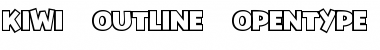 Kiwi Outline Regular Font