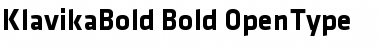 Klavika Bold Bold