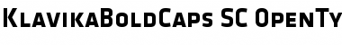 Klavika Bold Caps Regular Font