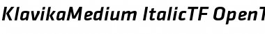 Klavika Medium Medium Font