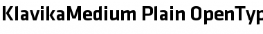 Klavika Medium Font