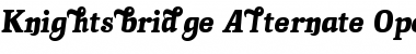 Knightsbridge-Alternate Font