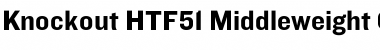Knockout HTF51-Middleweight Font