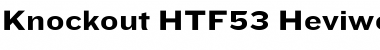 Knockout HTF53-Heviweight Font