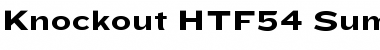 Knockout HTF54-Sumo Font