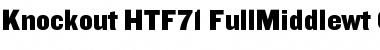 Knockout HTF71-FullMiddlewt Font