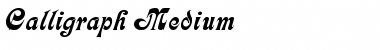 Calligraph Medium Font