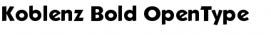 Download Koblenz-Bold Font