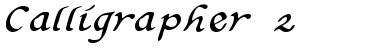 Calligrapher 2 Font