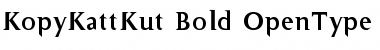 Download KopyKattKut-Bold Font