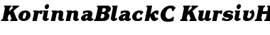 KorinnaBlackC Bold Italic