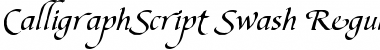 CalligraphScript-Swash Font