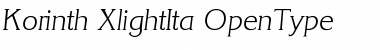 Korinth-XlightIta Regular Font