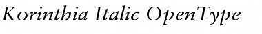 Korinthia Italic Font