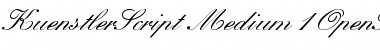 KuenstlerScript Font