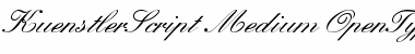 Kuenstler Script Medium Font
