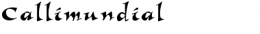 Callimundial Regular Font