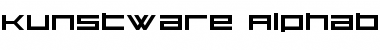 Kunstware Alphabet Font